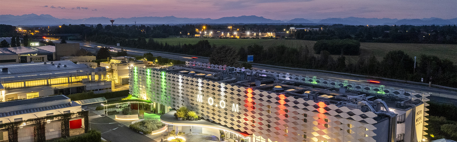 moom hotel evening external